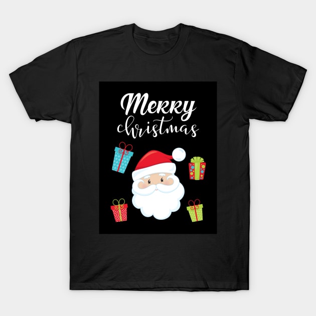 Merry Christmas T-Shirt by PinkPandaPress